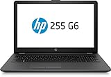 HP 255 G6, Notebook 15.6 pollici, APU AMD E2-9000e, RAM 4GB, HDD 500 GB, 1366x768, Senza sistema operativo, Nero [Italiano] [Italia]